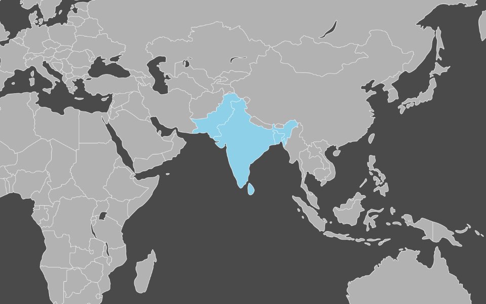 Territories | Nect Consulting | Continente indiano